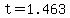 t+=+1.463