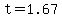 t+=+1.67