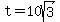t+=+10sqrt%283%29