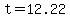 t+=+12.22