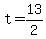 t+=+13%2F2
