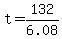 t+=+132%2F6.08