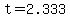 t+=+2.333