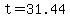t+=+31.44