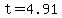 t+=+4.91
