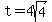 t+=+4sqrt%284%29