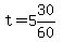 t+=+5%2630%2F60