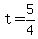 t+=+5%2F4