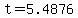 t+=+5.4876