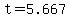 t+=+5.667