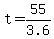 t+=+55%2F3.6