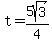 t+=+5sqrt%283%29%2F4