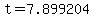 t+=+7.899204