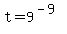 t+=+9%5E%28-9%29