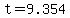 t+=+9.354