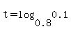 t+=+log%280.8%2C+0.1%29