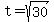 t+=+sqrt%2830%29