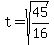 t+=+sqrt%2845%2F16%29