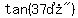 tan%28%2237%B0%22%29