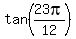 tan%2823pi%2F12%29