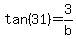 tan%2831%29=3%2Fb
