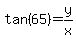 tan%2865%29+=+y%2Fx