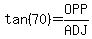 tan%2870%29=OPP%2FADJ