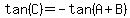 tan%28C%29+=+-tan%28A%2BB%29