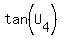 tan%28U%5B4%5D%29