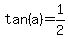 tan%28a%29=1%2F2