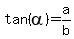 tan%28alpha%29=a%2Fb