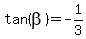 tan%28beta%29=-1%2F3