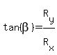 tan%28beta%29=R%5By%5D%2FR%5Bx%5D