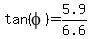 tan%28phi%29=5.9%2F6.6