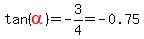 tan%28red%28alpha%29%29=-3%2F4=-0.75