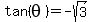 tan%28theta%29=-sqrt%283%29