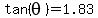 tan%28theta%29=1.83