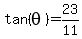 tan%28theta%29=23%2F11