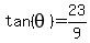 tan%28theta%29=23%2F9