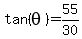 tan%28theta%29=55%2F30