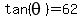 tan%28theta%29=62
