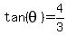 tan%28theta%29+=+4%2F3