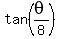 tan%28theta%2F8%29