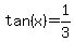 tan%28x%29=1%2F3