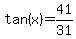 tan%28x%29=41%2F31