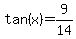 tan%28x%29=9%2F14