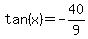 tan%28x%29+=+-40%2F9
