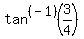 tan%5E%28-1%29%283%2F4%29