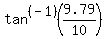 tan%5E%28-1%29%289.79%2F10%29