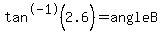 tan%5E-1%282.6%29+=+angleB
